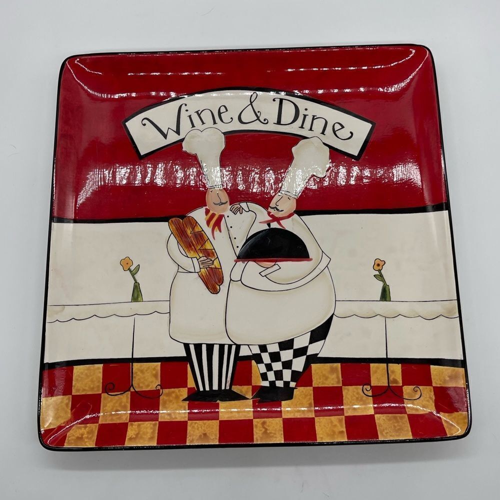 Certified International Dan DiPaolo serving tray NWOT